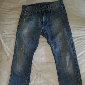 Levi's 514 Straight Fit Slim Jeans Mens Size 31x30
